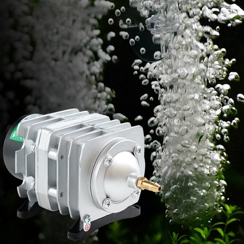 45L/min 25W Electromagnetic Air Compressor Aquarium Oxygen Pond Air Pump Aerator ► Photo 1/5