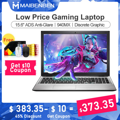 MAIBENBEN Laptop XiaoMai 5 15.6 inch FHD / 4415U / 940MX 1G / DDR4 RAM / Sata SSD HDD / Win 10 Game At Home ► Photo 1/6