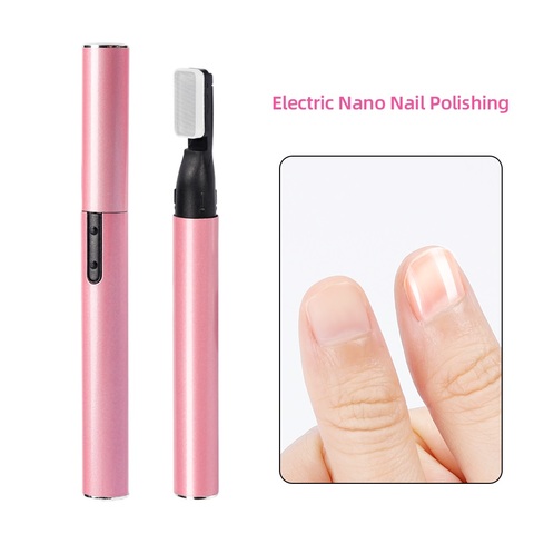 Electric Nano Nail Polishing File Physical Shining Nail Harmless Reflective Effect Nail Polisher Brighting NailPolish Substitute ► Photo 1/6