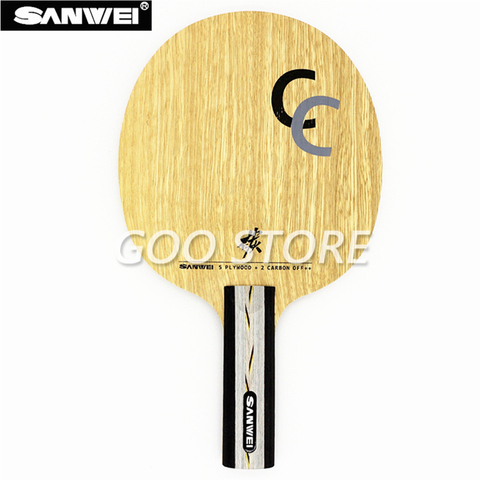 SANWEI CC Table Tennis Blade Racket 5+2 Carbon Original SANWEI Ping Pong Bat Paddle ► Photo 1/6