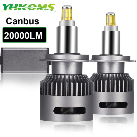 YHKOMS 20000LM 360 degree LED h7 Canbus H1 H11 LED Bulb H8 H9 9005 9006 9012 Auto Car Headlight 6000K Fog Light No Error CSP 12V ► Photo 1/6