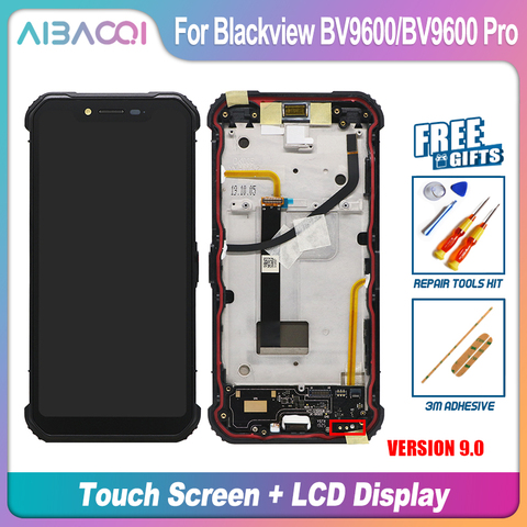 New Original 6.21 inch Touch Screen+2248x1080 LCD Display+Frame Assembly Replacement For Blackview BV9600/BV9600 Pro Android 9.0 ► Photo 1/3