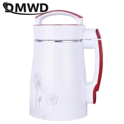 DMWD Electric soymilk Machine 1.8L Soya-Bean Milk Maker Juicer Blender Rice Paste Soup boiler Filter-Free Automatic cleaning EU ► Photo 1/2