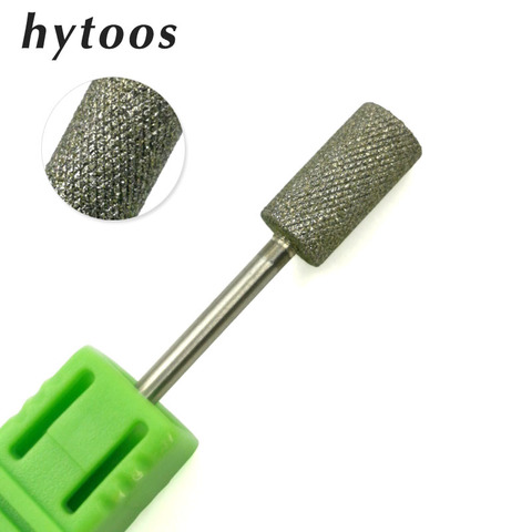 HYTOOS New Barrel Diamond Nail Drill Bits With Tooth 3/32