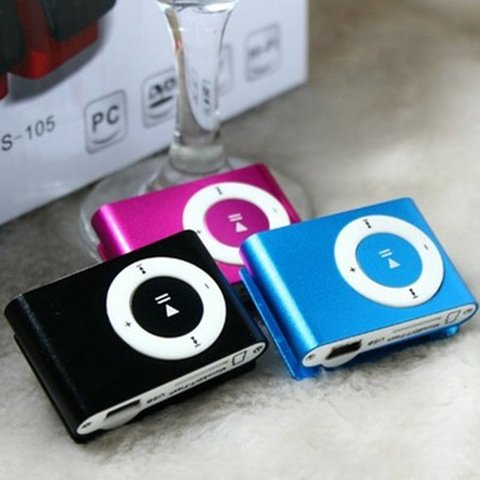 Metal Mini Clip MP3 Player Sport Digital Music Support TF Card MP3 Player USB 2.0 With 3.5mm Headphone Jack ► Photo 1/6