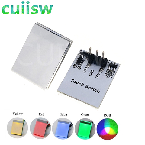 1PCS Blue Red Yellow Green Color HTTM Series Capacitive Touch Switch Button Module ► Photo 1/5