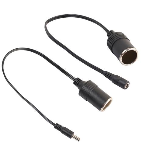 Plug Cable DC 5.5x2.1mm to Car Cigarette Lighter Female Socket Power Supply Plug Cable Cord Charger Car Accessories ► Photo 1/6