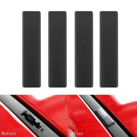 4/12 Pcs Black Replacement Roof Rail Clip Auto Accessories Rack Moulding Cover fastener Automotive Parts Tools ► Photo 1/6