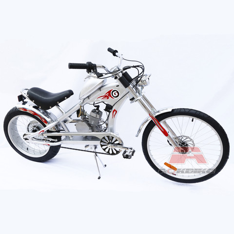 HANGZHOU AOKBIKE Motorized Bike 48cc 2-Stroke Gasoline Bicycle Engine Kit Gasbike Modified Restoration Frames Fuel Tank Parts ► Photo 1/6