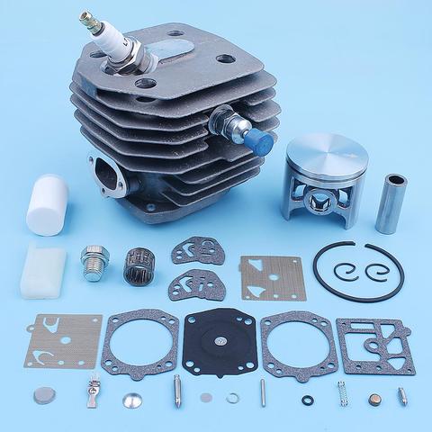 45mm Cylinder Piston Bearing Carb Kit For Husqvarna 154 254 154XP 254XP Chainsaw Spark Plug Decompression Fuel Filter Spare Part ► Photo 1/6