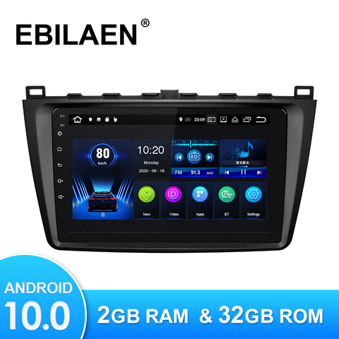 1 Din Autoradio Car Radio Stereo Audio Player Android 10.0 Flip screen GPS  Navigation 2GB+
