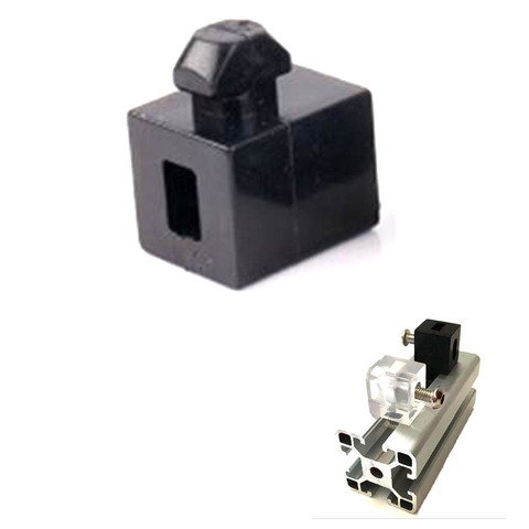 4pcs/lot 3030 Black Aluminum Spacer Block 4040 4545 Interval Connection Bracket Fastener Match Use Aluminum Profile ► Photo 1/6