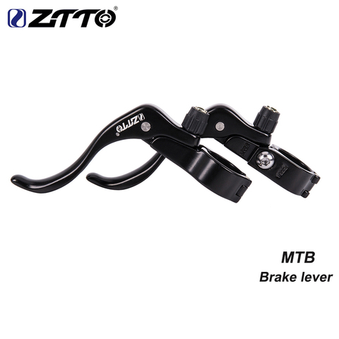 ZTTO A Pair Bicycle Brake Levers with shifter cable for Road bike Fixed gear deputy v brake cycling parts brake handle 22.2mm ► Photo 1/6