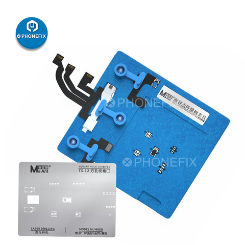 Maant Phone Dot Matrix Repair Fixture for X XS XSMAX 11 11pro MAX Face ID Repair Holder Front Camera BGA Reballing Stencil ► Photo 1/6