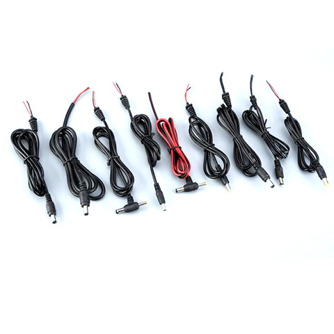 Black 1.0M DC 5.5*2.5mm 5.5*2.1mm 4.0*1.7mm 3.5*1.35mm charge cable DC output line ► Photo 1/1