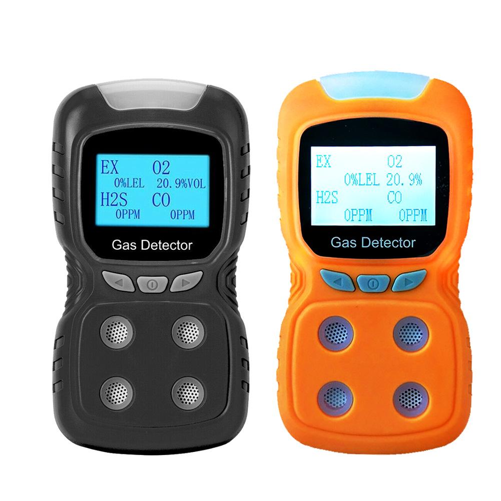 4in1 LCD Gas Alarm Detector CO O2 H2S LEL Oxygen Monitor Gas Analyzer Meter Tool 