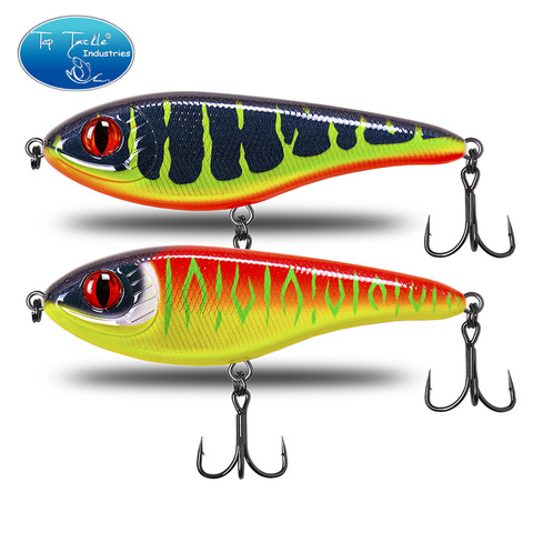 CF Lure 90mm/120mm/150mm (Color 1~24) Slow Sinking jerkbait musky pike slider Bass fishing lure Tackle ► Photo 1/6