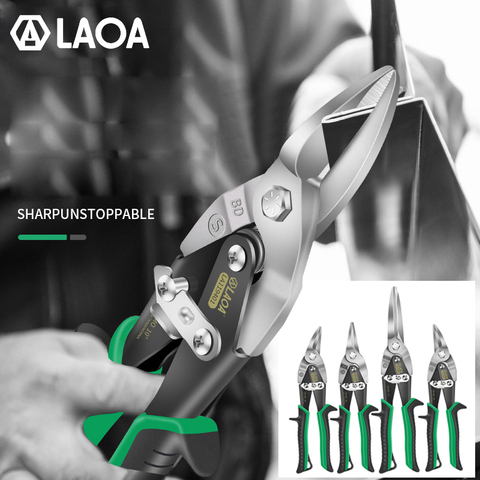 LAOA Industrial Stainless Steel Scissors Elbow Shears Strong Metal Cutting ► Photo 1/6