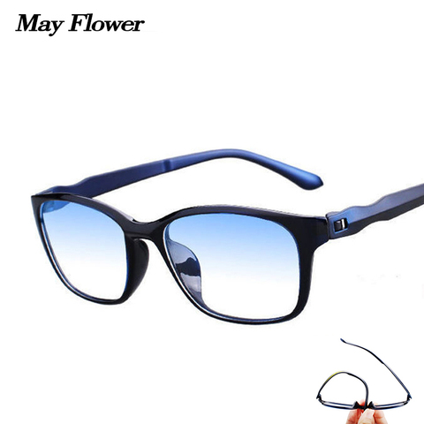 May Flower Anti-blue Reading Glasses TR90  Presbyopic Eyewear Antifatigue Computer Reading Glasses For Men&Women  +1.5+2 +3.5 +4 ► Photo 1/6