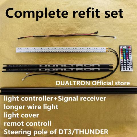 Pole light strip with the light cover for DUALTRON Thunder electric scooter DT3 thunder Refit Modify ► Photo 1/3