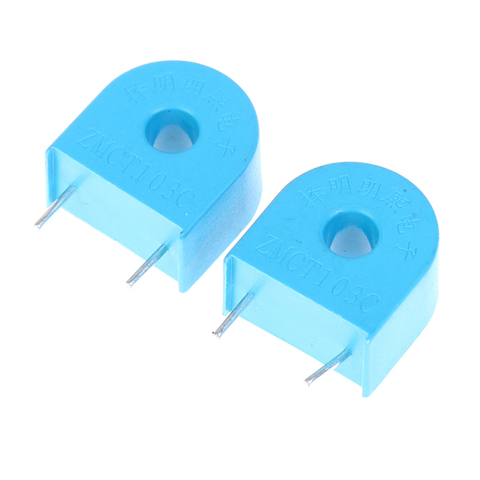 1 Pcs Current Transformer ZMCT103C Micro Precision Blue Current Transformer 5A/5mA Sensor ► Photo 1/6