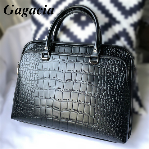 GAGACIA Fashion Office Work Handbags For Woman Business Briefcase High Quality Leather Handbag Lady Shoulder Bags For Women Bag ► Photo 1/1