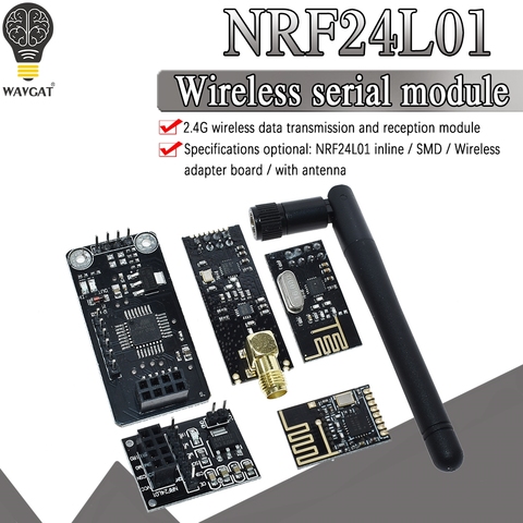 NRF24L01 2.4GHz wireless Transceiver module - Black for arduino