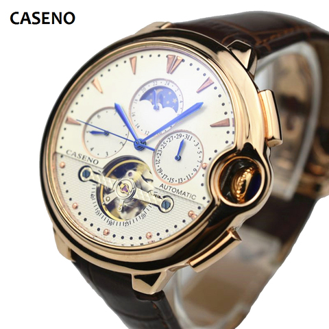 Mechanical Wristwatches Men Automatic Stainless Steel Watch Top Brand Luxury Watches Mens Sport Reloj de hombres CASENO New 2022 ► Photo 1/6