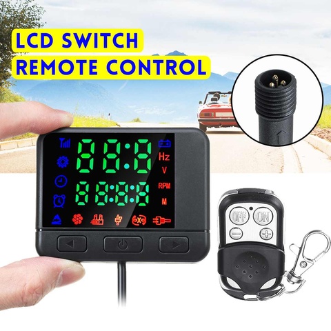 12V/24V LCD Monitor Switch Remote Control Accessories For Car Track Diesels Air Heater Parking Heater Car Heater Accessories New ► Photo 1/6