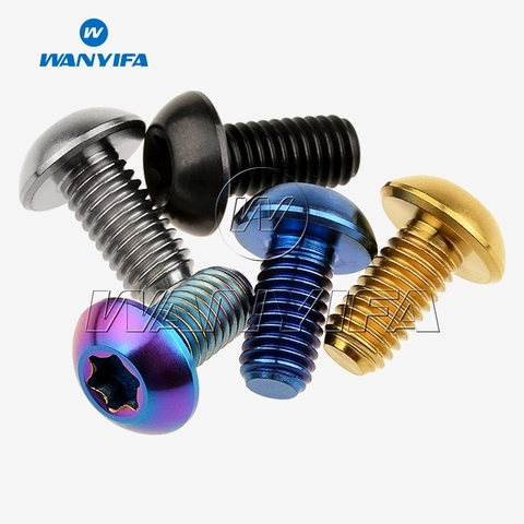 Wanyifa Titanium Bolt M5X10mm T25 Torx Disc Brake Screw for Mountain Bike ► Photo 1/6