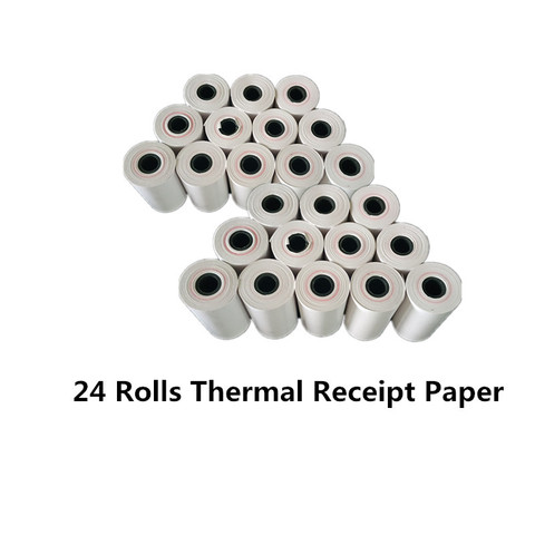 GOOJPRT 57x30mm Thermal Receipt Paper for Mini 58mm Inkless Wireless Bluetooth Thermal Receipt Printers PT200 PT210 MTP-II QR701 ► Photo 1/6