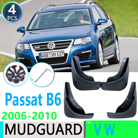 For VW Volkswagen Passat B6 3C 2006 2007 2008 2009 2010 Fender Mudguard Mud Flaps Guard Splash Flap Mudguards Car Accessories ► Photo 1/6