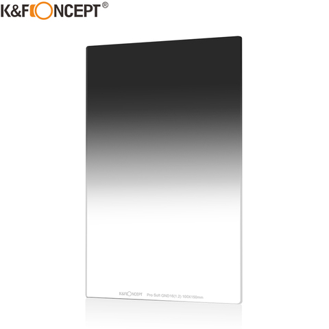 K&F Concept ND16(1.2) Square Neutral Density ND16 Filter Multi Coated 100X150mm pro Soft Grad Compatible with hold bag ► Photo 1/6