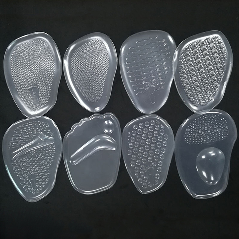 1 Pair Women Soft Silicone Gel Cushion Insoles Metatarsal Support Insert Pad Shoes Insoles ► Photo 1/6