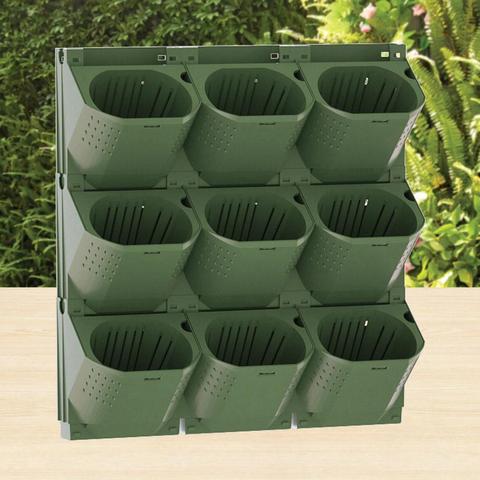 Outdoor Wall Mounted Three-dimensional Greening Plant Flower Pot Container Box Lightweight Heat Resistance Cold Resistance Durab ► Photo 1/6