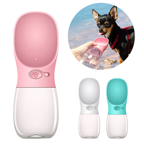 350/480/550ML Portable Pet Dog Water Bottle For Small Large Dogs Travel Puppy Cat Drinking Bowl Bulldog Water Dispenser Feeder ► Photo 1/6