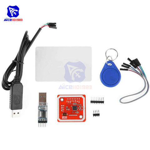 diymore PL2303HX Download Cable PL2303 USB to TTL Module PN532 NFC RFID User Kit Full Encryption Copy Reader Writer Mode IC Card ► Photo 1/6