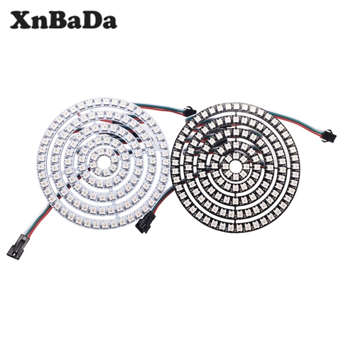 Led Pixel Ring WS2812B Addressable  8/16/24/35/45Leds 5050 RGB Led Diode Ring Color IC Built-in LED ► Photo 1/5