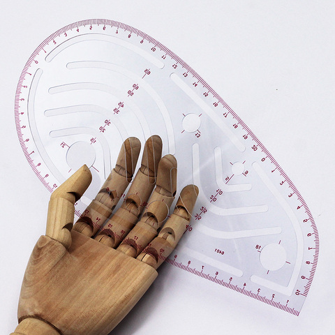 vary form curve ruler 24cm Transparent Clothing universal ruler Patchwork cutting Multifunction Sewing rulers ► Photo 1/6