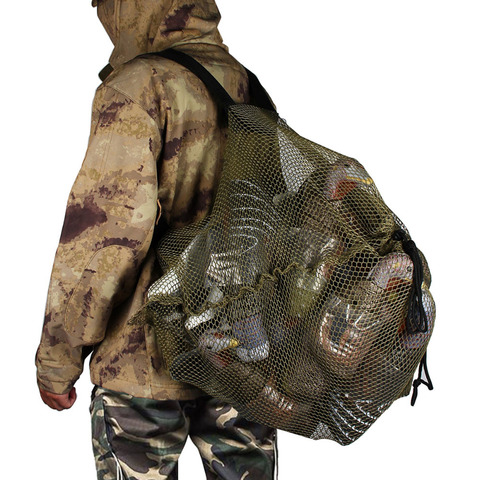 Hot Selling Decoy Mesh Bag Hunting Pouch for Fake Duck Turkey Waterfowl Marllard Carrying ► Photo 1/6