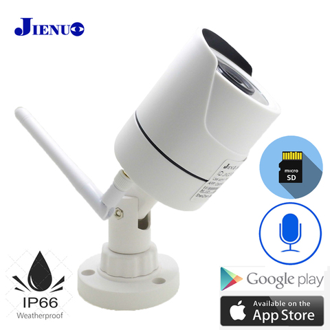 WIFI Camera IP 1080P 960P 720P Audio Outdoor CCTV Security Home HD Surveillance Waterproof Wireless Infrared Home Cameras JIENUO ► Photo 1/6