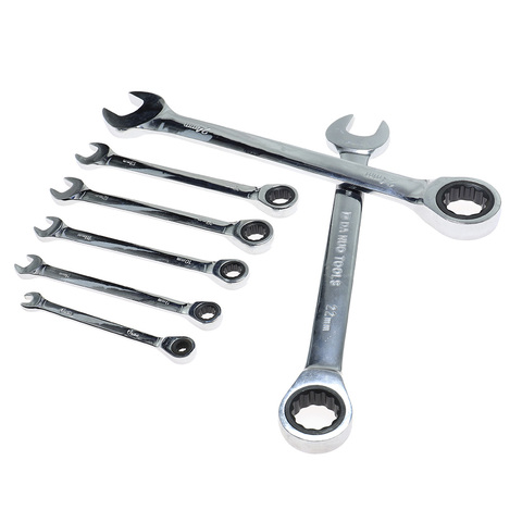 1 pcs dual use Ratchet Combination Metric Wrench Tooth Gear Ring Torque and Socket Wrench Set Nut Tools for Repair auto ► Photo 1/6