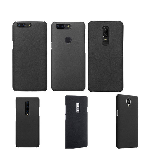 Sandstone Hard slim Matte Skin back Case Cover For OnePlus 3 3T 5 5T 6 6T 7 Pro 7T/7T Pro 8 / 8 Pro ► Photo 1/6