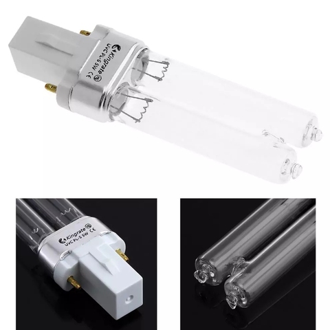 7W 47V UV Sterilizer Light Bulb Tube Aquarium Fish Tank Pond Ultraviolet Sterilize Germicidal Lamp Tube for G23 / 2G7 ► Photo 1/6