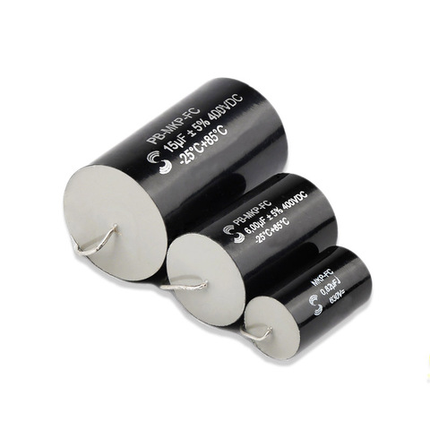 2pcs 2.5uF-12uF 400V Tweeter Speaker Frequency Divider Crossover Polypropylene Non-Polarity Capacitor ► Photo 1/6