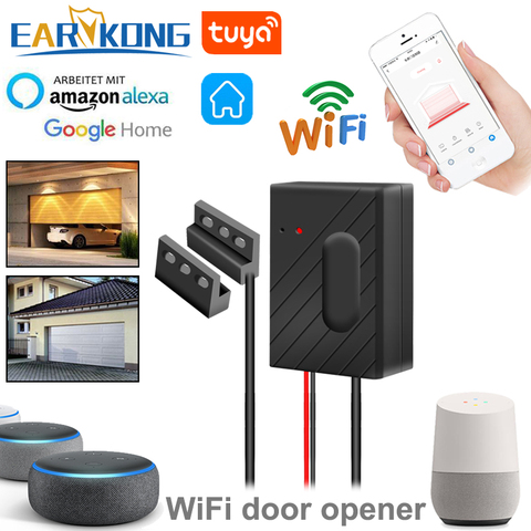 WiFi Garage Door Opener Smart Gate Door Controllor Compatible With Alexa Echo Google Home Smart Life Tuyasmart IOS Android APP ► Photo 1/6