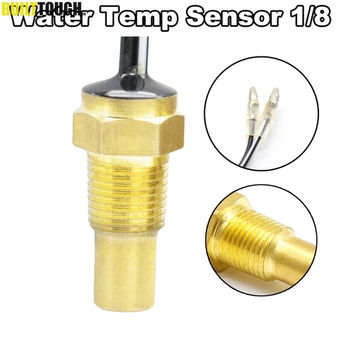 Universal 12V/24V Car Auto Truck Digital Water Temperature Sensor Sender 50K Head Plug 10mm 1/8 Temp Racing Electric Gauge Unit ► Photo 1/6