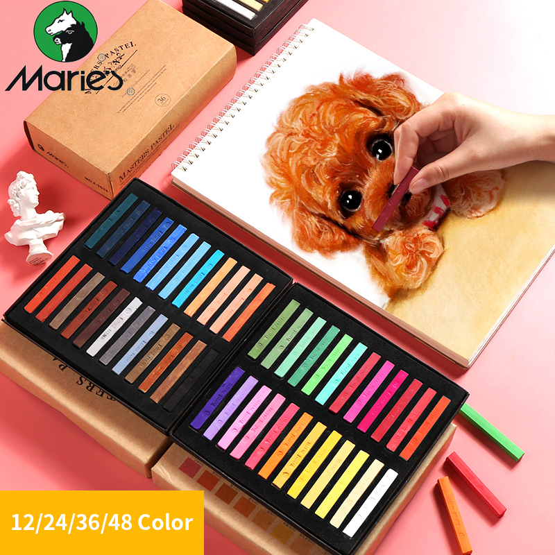 Marie's 12/24/36/48 Colors Painting Crayons Soft Pastel Art Drawing Set  Chalk Color Crayon Brush For Stationery Art Supplies - Price history &  Review, AliExpress Seller - Bogelinuo Art Store