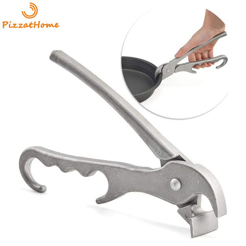 PizzAtHome Pizza Gripper for Deep Pizza Pans Heavy Duty Gripper Cast Aluminum Pan Tongs for Pulling Hot Oven Pizza Pan Dish Tray ► Photo 1/6