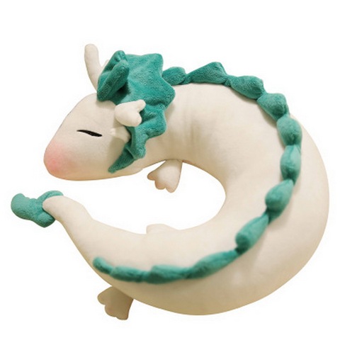 30cm Cartoon Dragon Plush Toys Anime Miyazaki Hayao Spirited Away Haku Cute U Shape Dolls Lovely Pillow for Kids Children Gifts ► Photo 1/4
